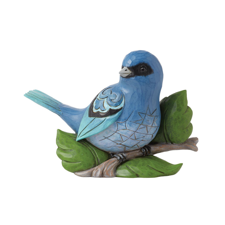 Indigo Melody (Indigo Bunting Bird Figurine) - Heartwood Creek by Jim Shore
