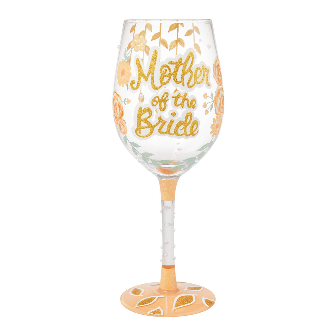 Mother of the Bride Wine Glass by Lolita