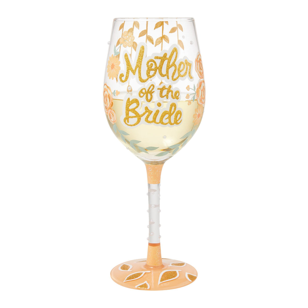 Mother of the Bride Wine Glass by Lolita