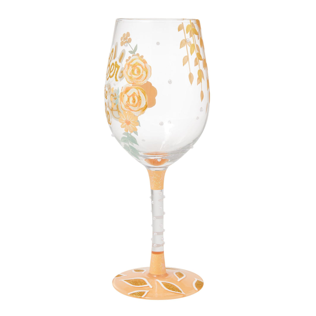 Mother of the Bride Wine Glass by Lolita