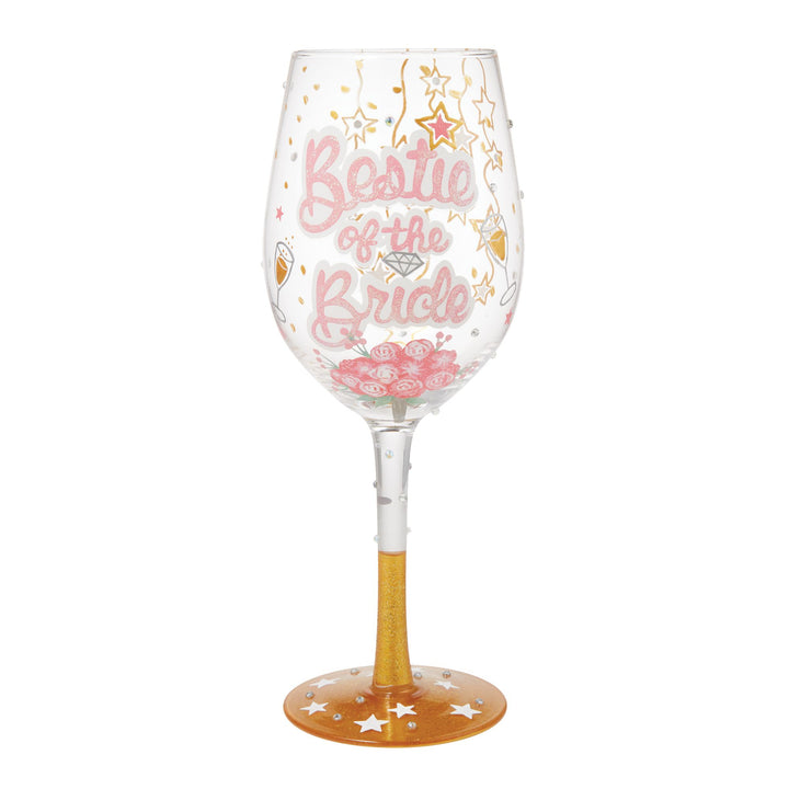 Bestie of the Bride Wine Glass Designs by Lolita