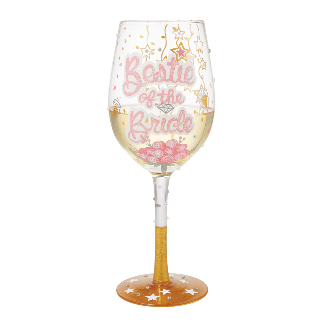 Bestie of the Bride Wine Glass Designs by Lolita