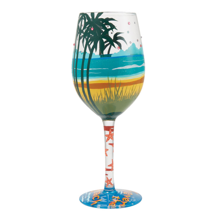 Forever at the Beach Wine Glass Designs by Lolita