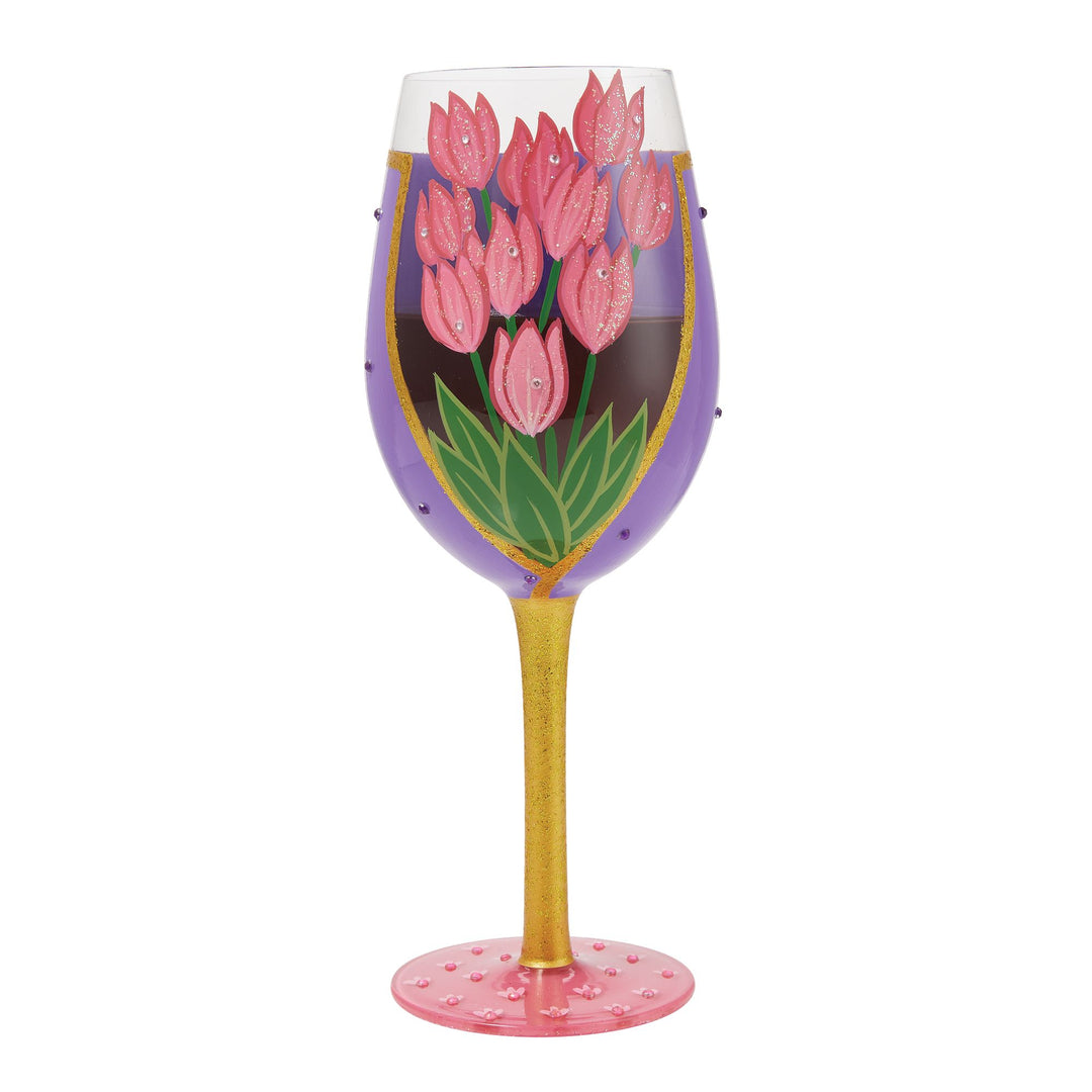 Mother's Day Wrapped Up Wine Glass Designs by Lolita