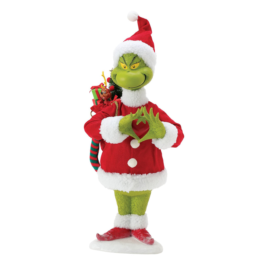 His Heart Grew (Talking Grinch Figurine) - The Grinch by Possible Dreams