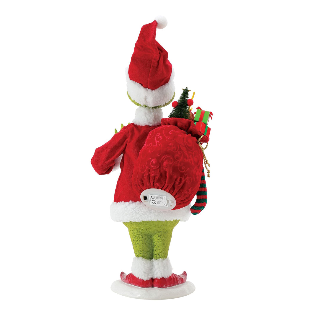 His Heart Grew (Talking Grinch Figurine) - The Grinch by Possible Dreams