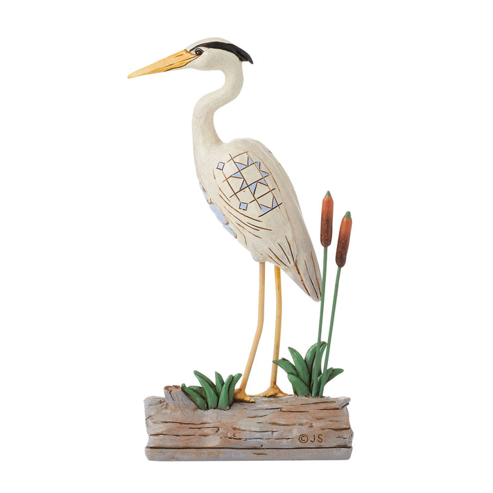 Waterside Watcher (Blue Heron) - Heartwood Creek by Jim Shore