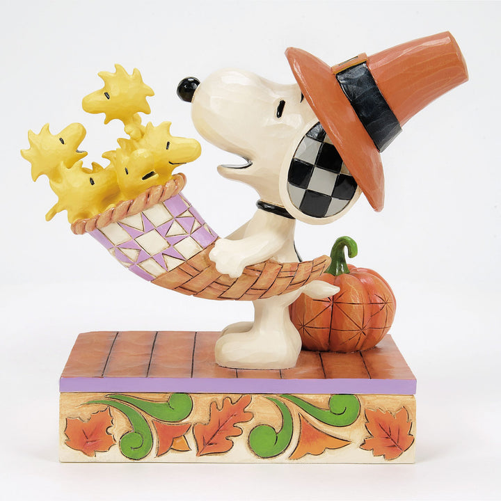 Harvest Happiness (Snoopy Cornucopia) - Peanuts by Jim Shore