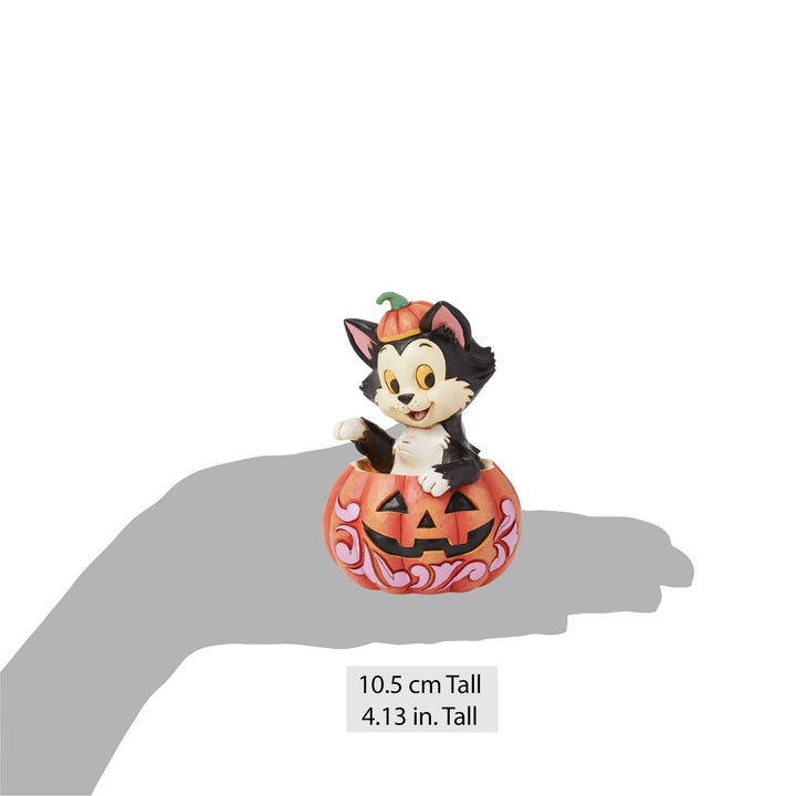 Figaro in Jack-O-Lantern Mini - Disney Traditions by Jim Shore