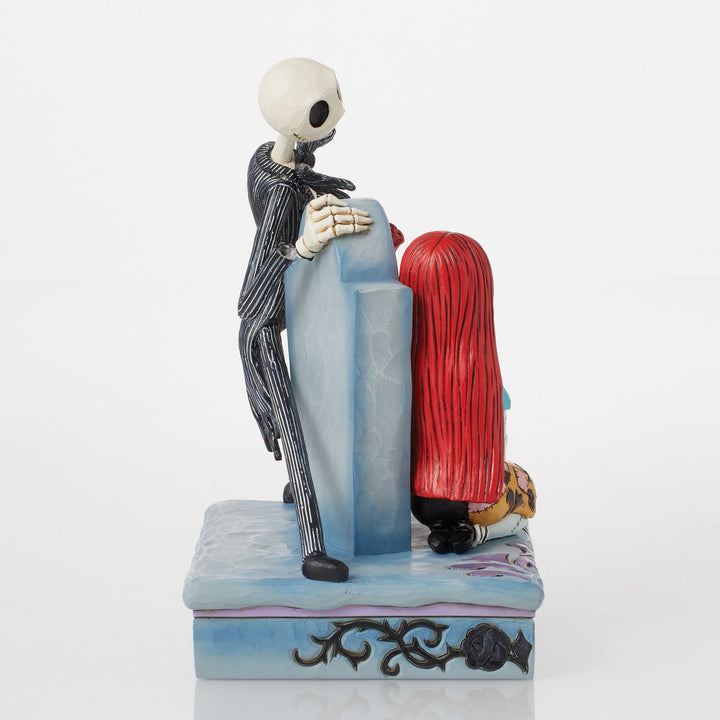 A Grave Affair (Jack & Sally Gravestone Figurine) - Disney Traditions by Jim Shore