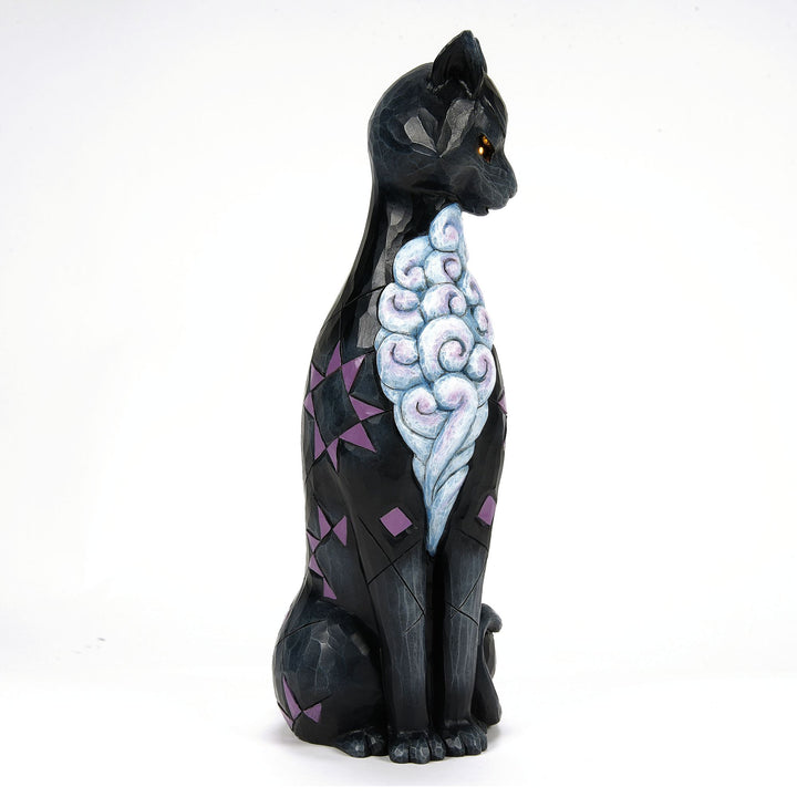 Gato's Glowing Gaze (LED Black Cat) - Heartwood Creek by Jim Shore