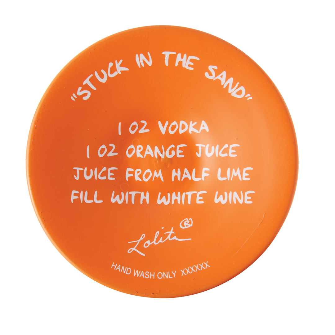 Stuck in the Sand Wine Glass Designs by Lolita