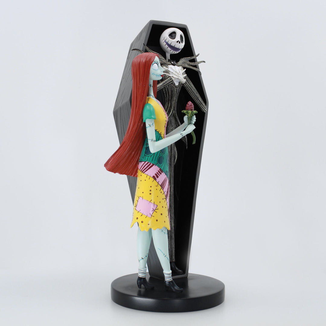 Jack and Sally Coffin Figurine by Disney Showcase