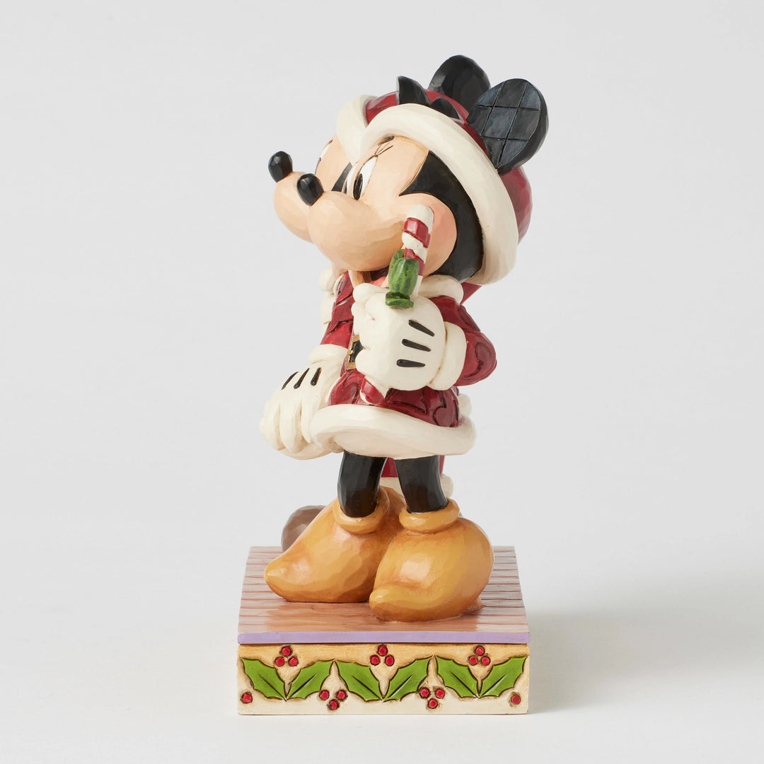 Candy Cane Christmas (Mickey & Minnie with Candy Canes) - Disney Traditions by Jim Shore