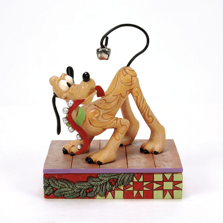 Jolly Jingle Tail (Pluto with Bells) - Disney Traditions by Jim Shore