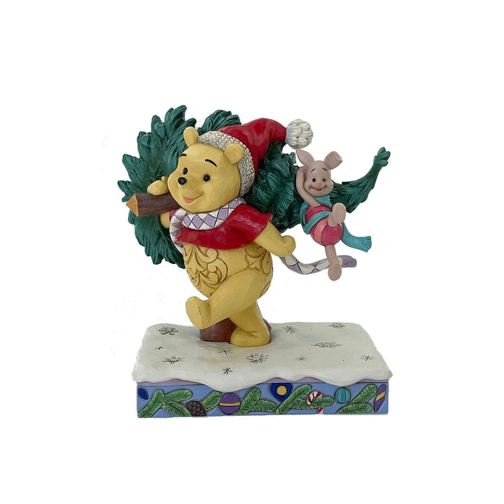 A Tree for Two (Winnie the Pooh & Piglet with Christmas Tree) - Disney Traditions by Jim Shore