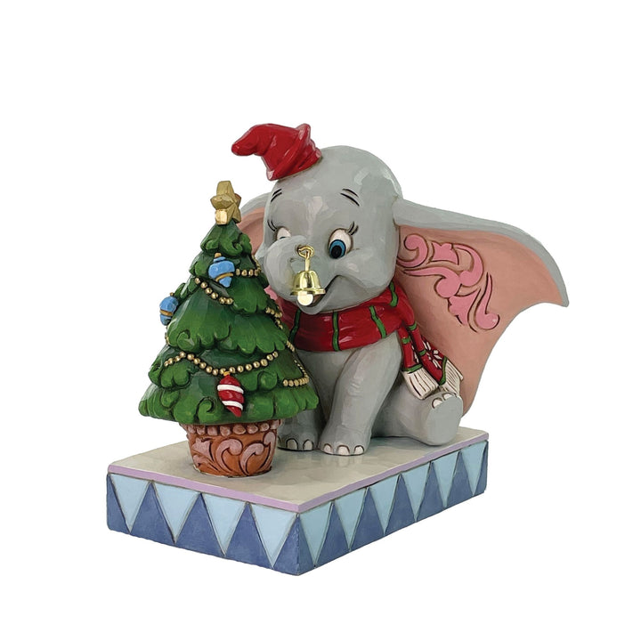 Merry Moments (Dumbo with Christmas Tree) - Disney Traditions by Jim Shore