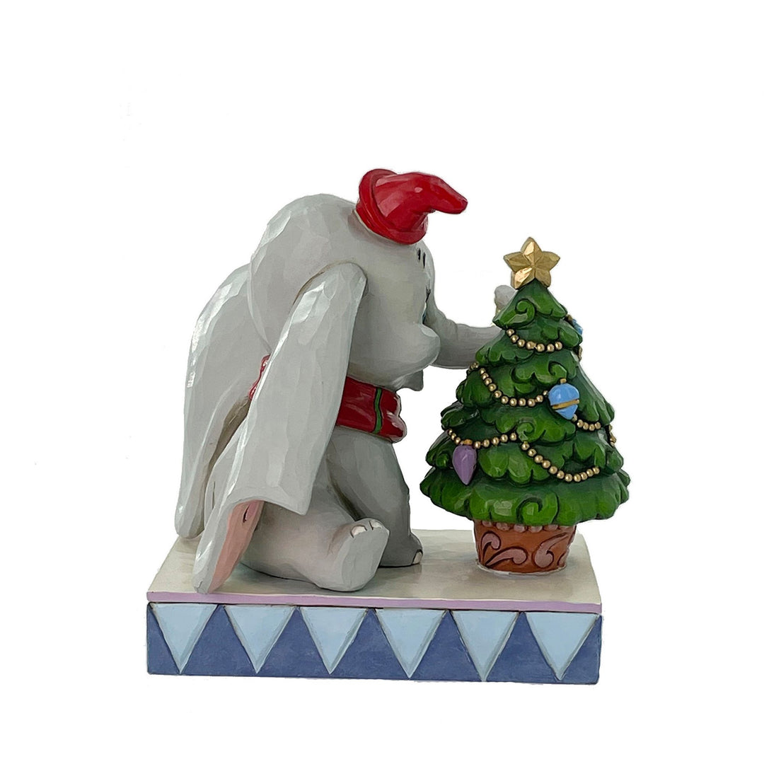 Merry Moments (Dumbo with Christmas Tree) - Disney Traditions by Jim Shore