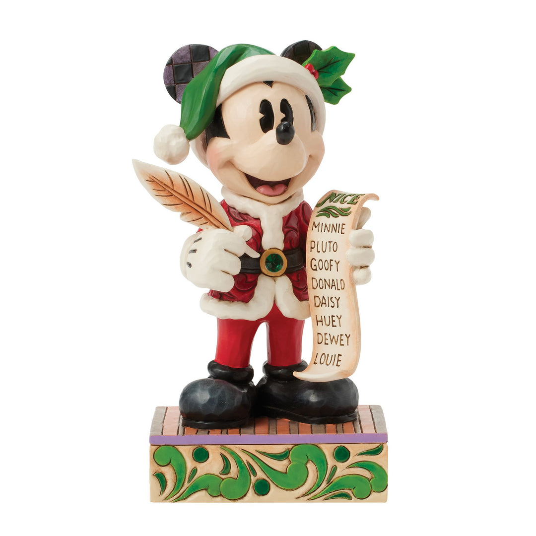 Twenty Years of Magic (Santa Mickey with List) - Disney Traditions by Jim Shore