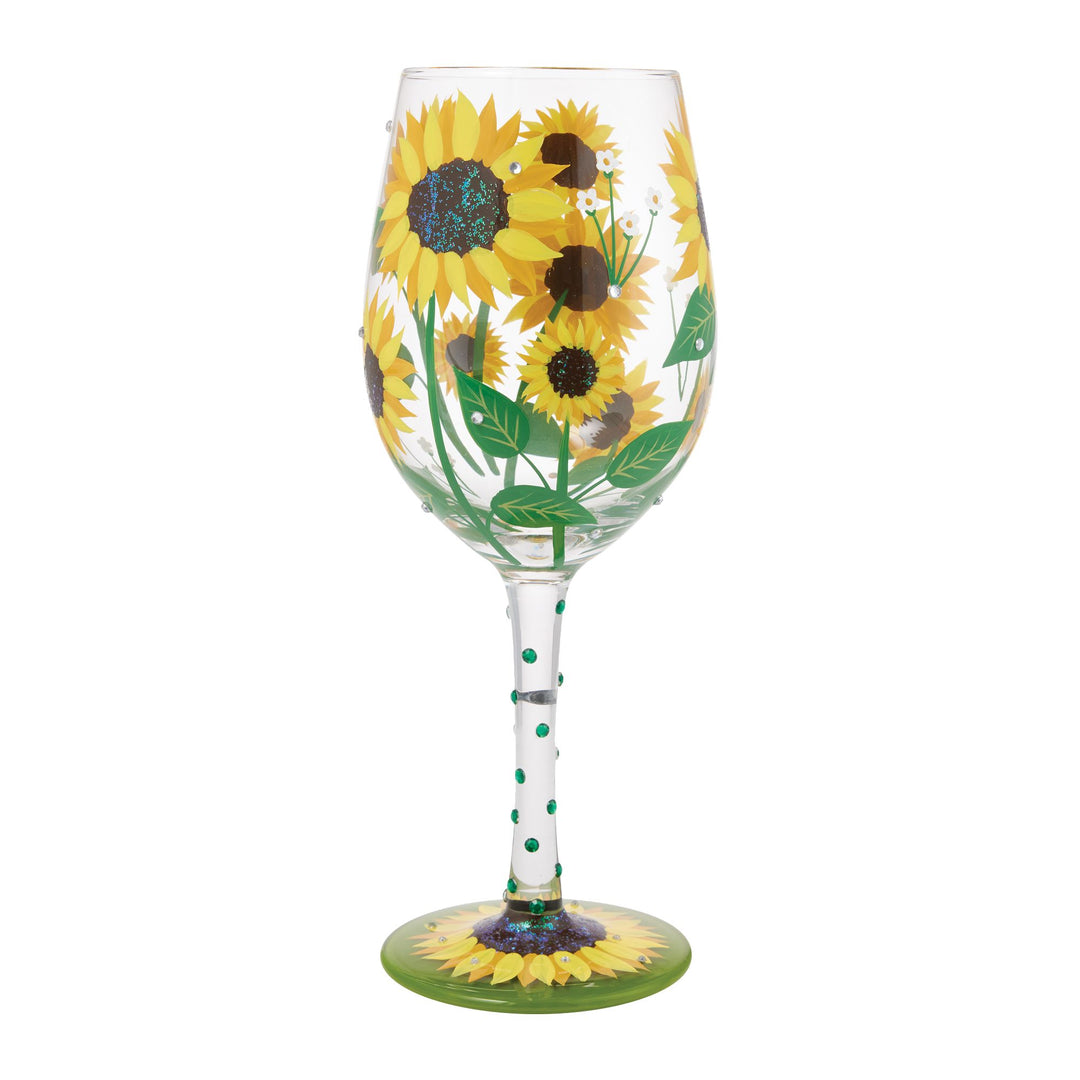 Sunflower Wine Glass by Lolita