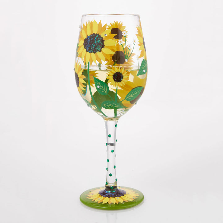 Sunflower Wine Glass by Lolita