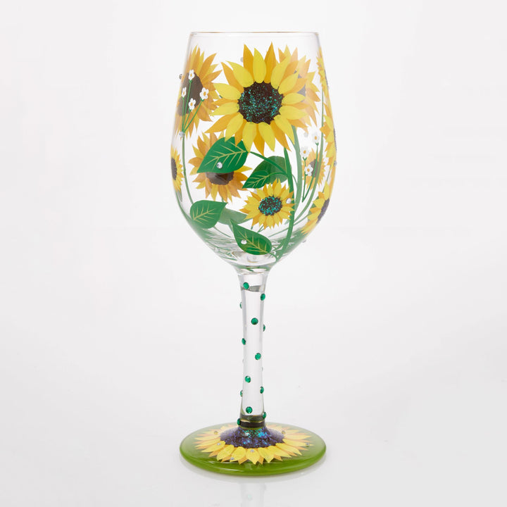 Sunflower Wine Glass by Lolita