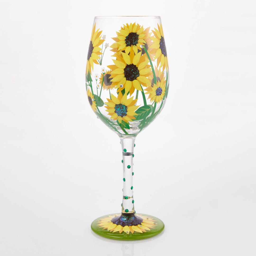 Sunflower Wine Glass by Lolita