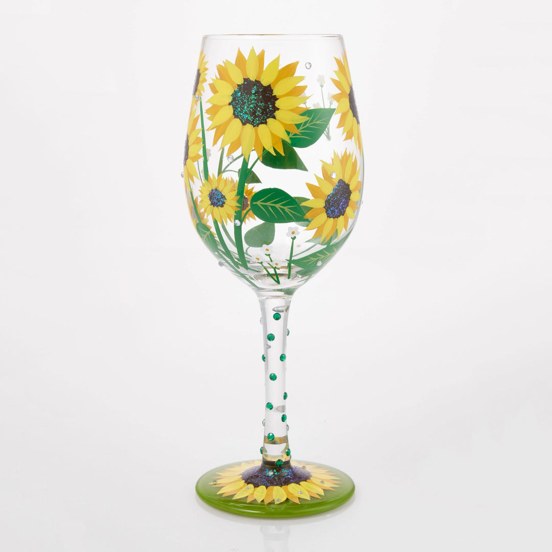 Sunflower Wine Glass by Lolita