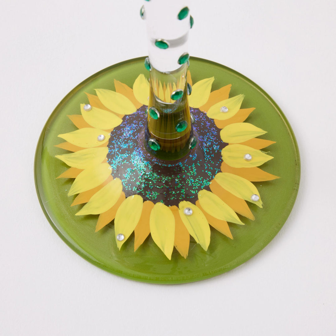 Sunflower Wine Glass by Lolita