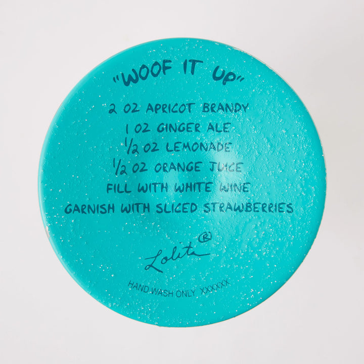 Woof it Up Wine Glass by Lolita