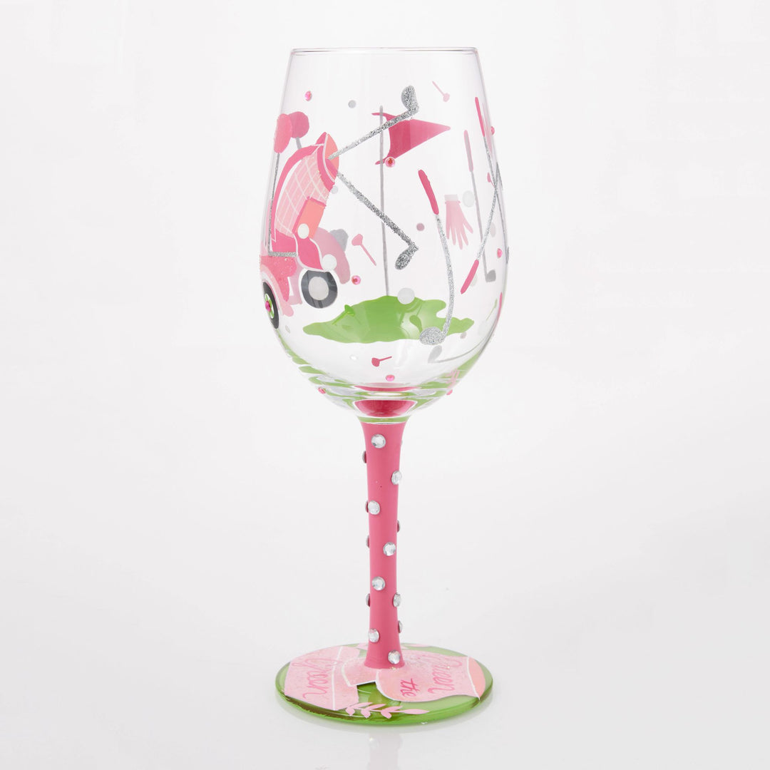 Queen of the Green Wine Glass by Lolita