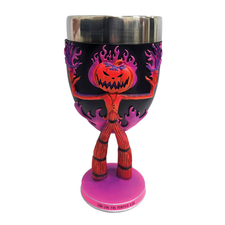 The Pumpkin King Decorative Goblet by Disney Showcase