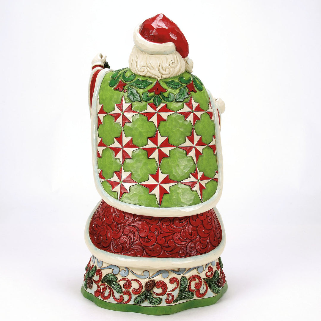 Clause for Celebration (Collectors Edition Santa with Bell Garland) - HeartwoodCreek by Jim Shore