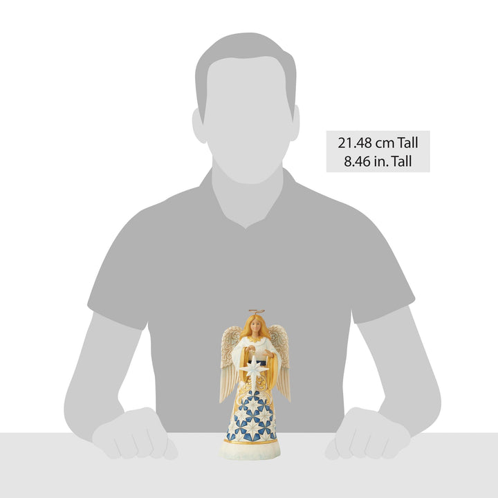 Holidays Graces (Blue and Gold Angel) - Heartwood Creek by Jim Shore