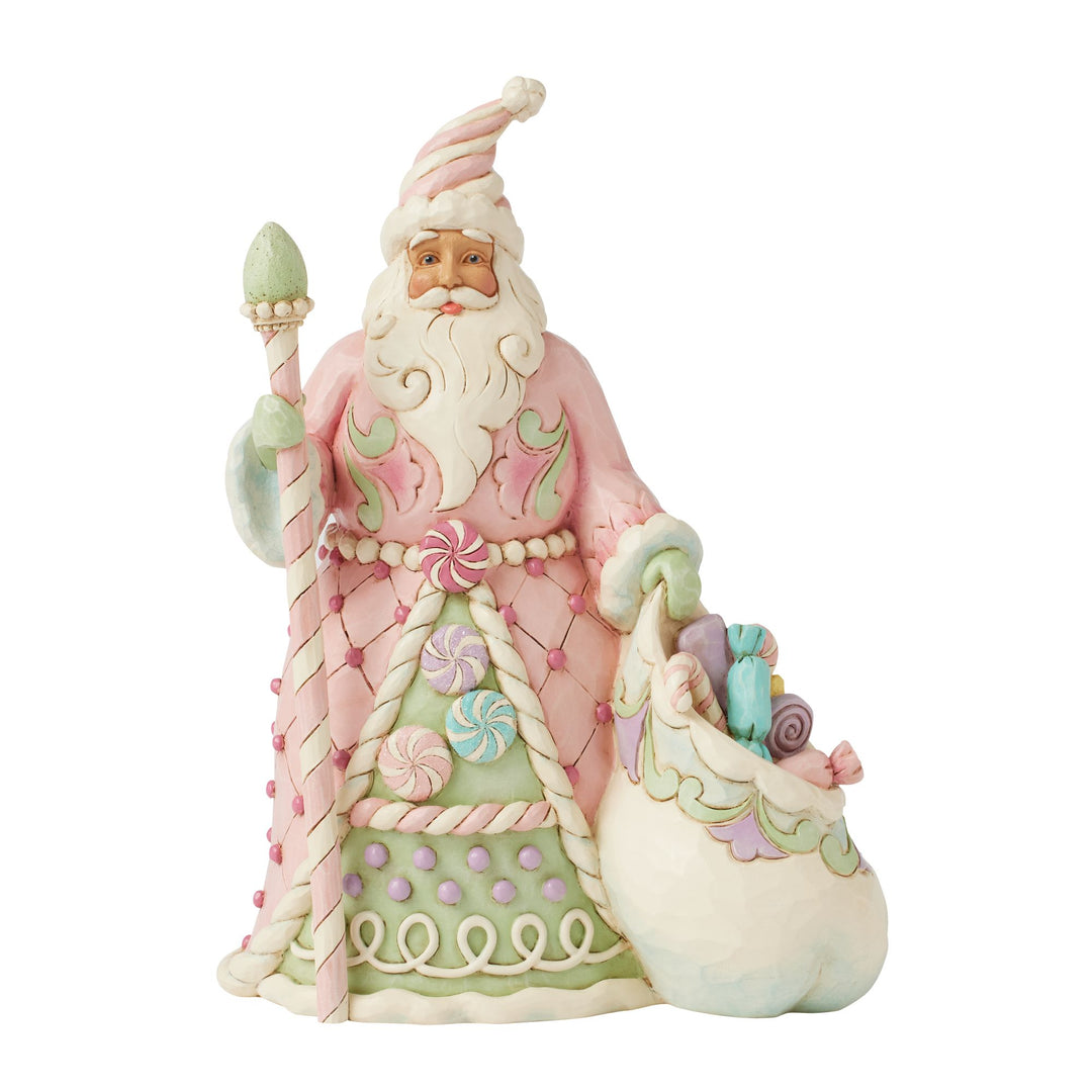 Sweet Treat Santa (Pastel Candy Santa) - Heartwood Creek by Jim Shore