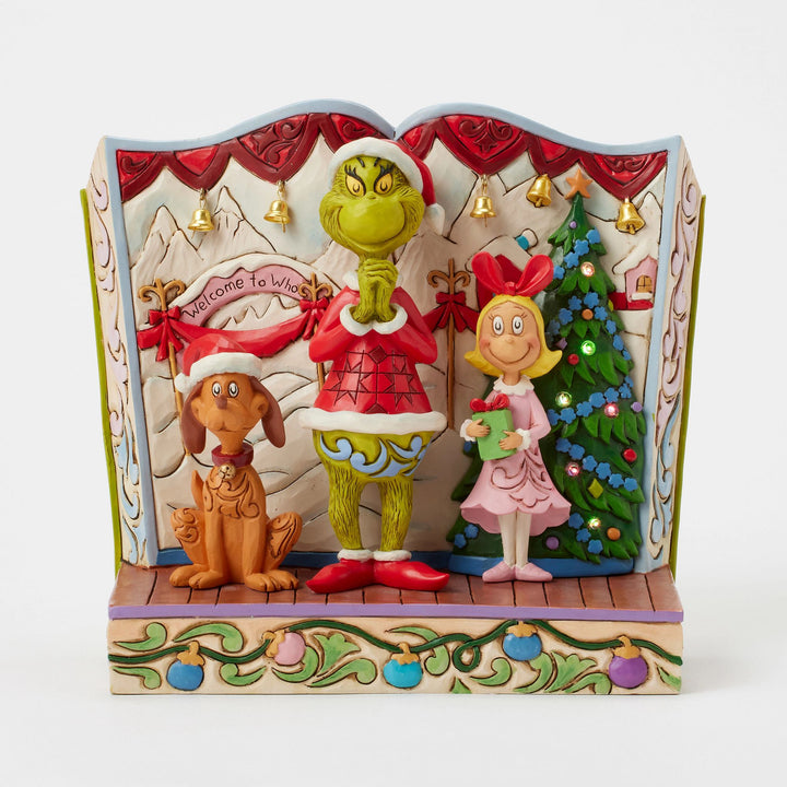 The Grinch with Cindy-Lou and Max Storybook - The Grinch by Jim Shore