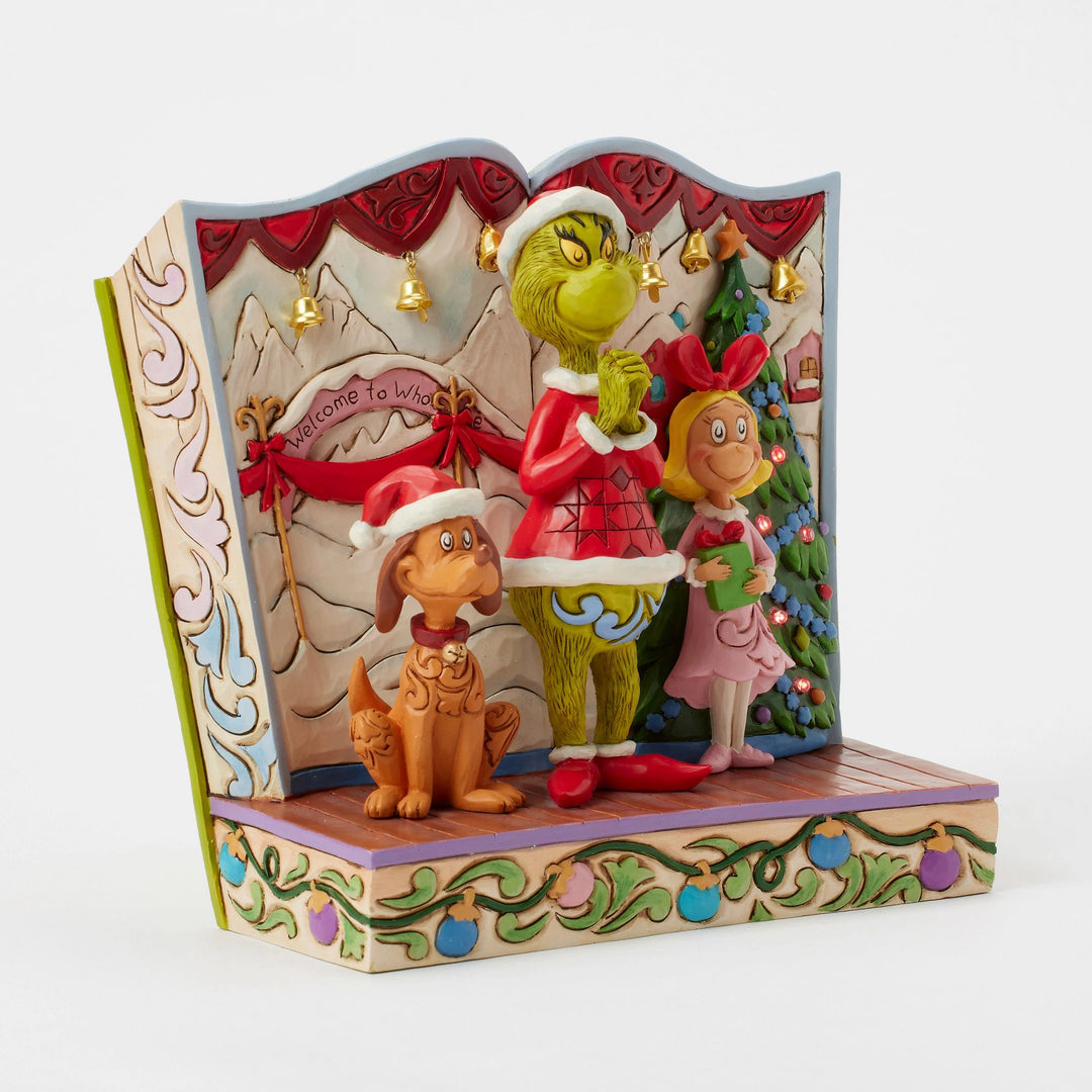 The Grinch with Cindy-Lou and Max Storybook - The Grinch by Jim Shore