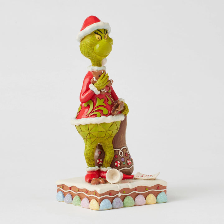 The Grinch Eating Cookies Figurine - The Grinch by Jim Shore