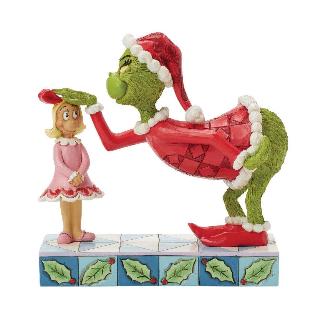 The Grinch Patting Cindy-Lou on the Head Figurine - The Grinch by Jim Shore