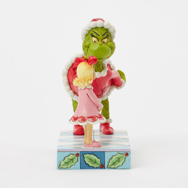 The Grinch Patting Cindy-Lou on the Head Figurine - The Grinch by Jim Shore