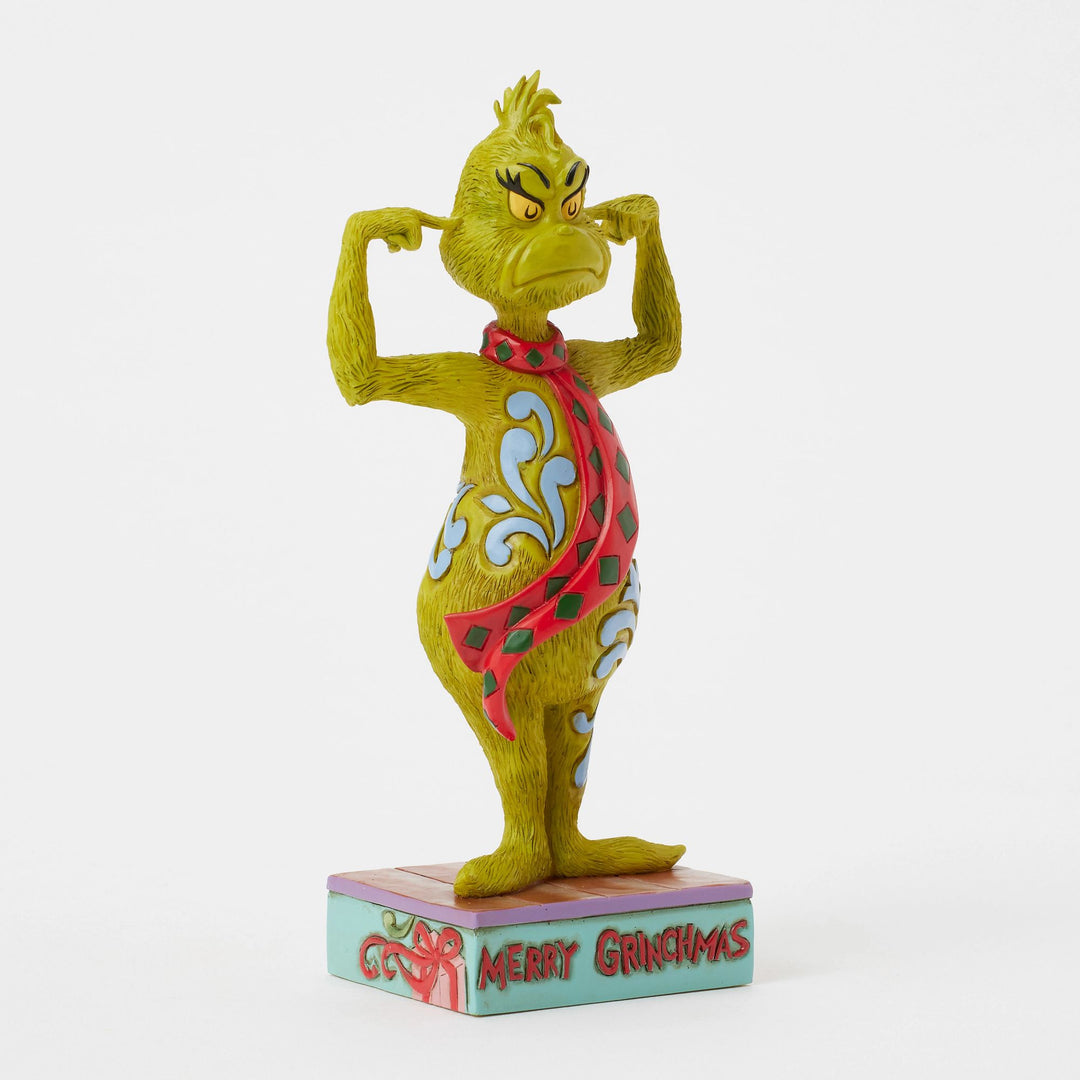 The Grinch Plugging His Ears Figurine - The Grinch by Jim Shore