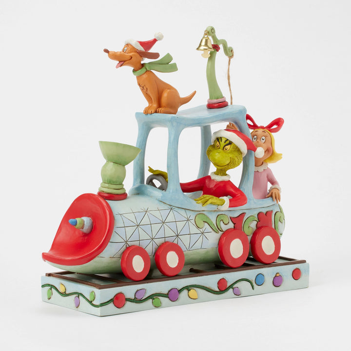 Grinch Train Figruine - The Grinch by Jim Shore