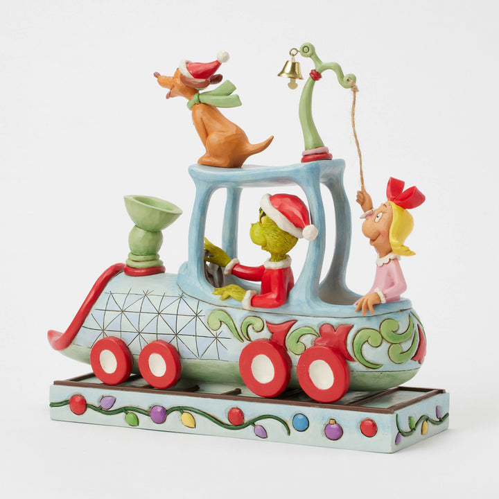 Grinch Train Figruine - The Grinch by Jim Shore