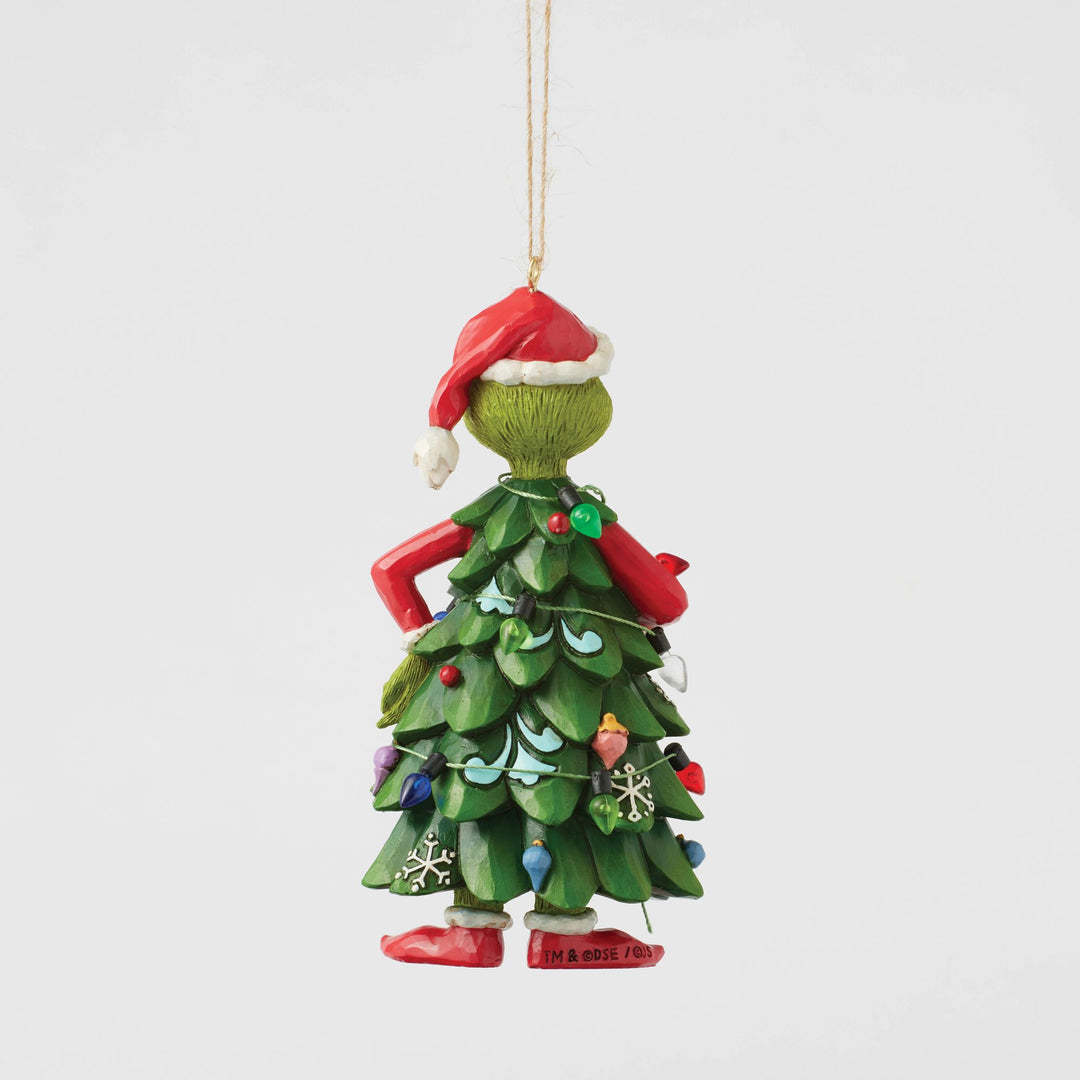 Grinch as a Christmas Tree Hanging Ornament - The Grinch by Jim Shore