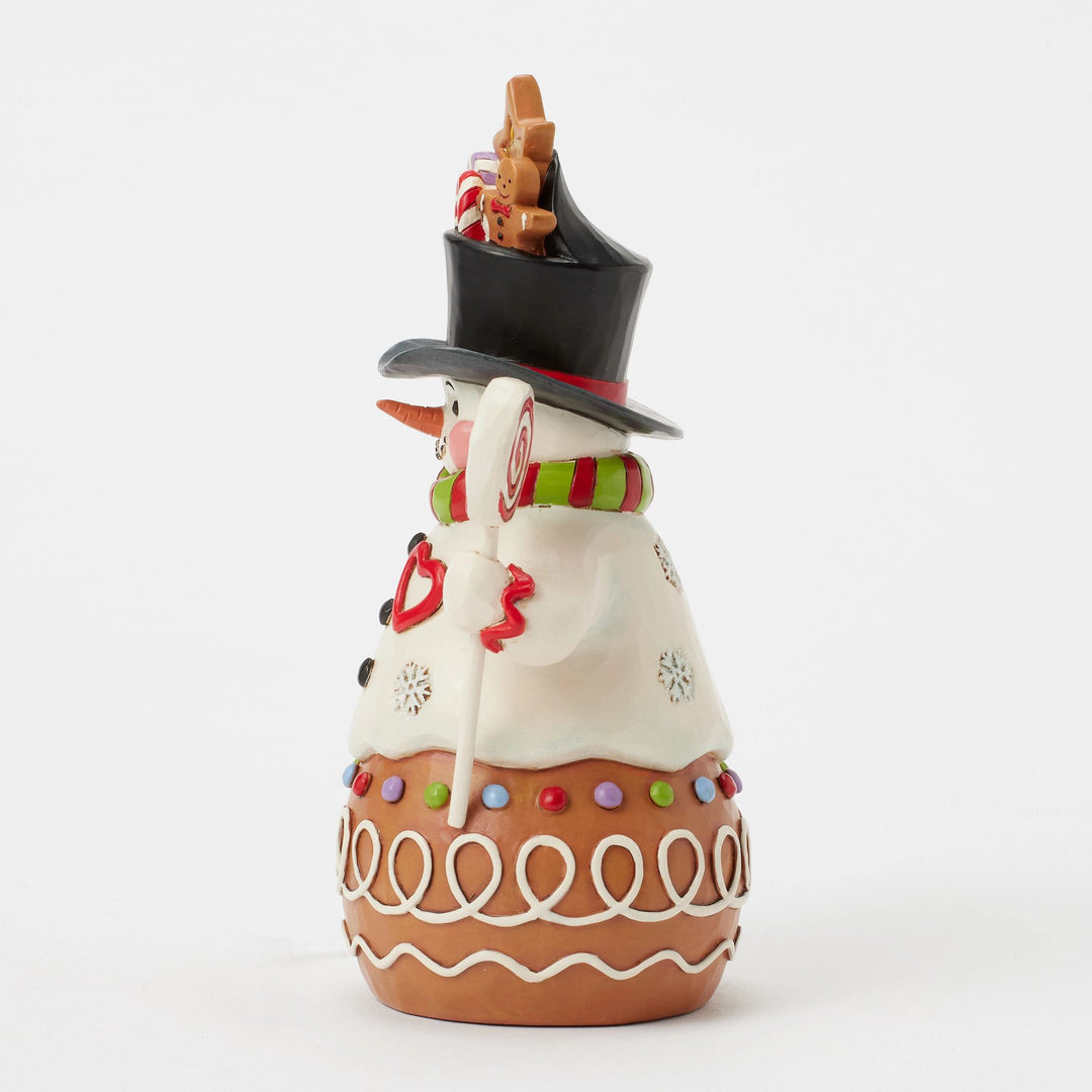 Gingerbread Snowman with Sweetie Hat - Heartwood Creek by Jim Shore