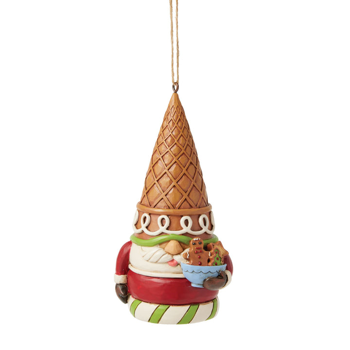 Gingerbread Gnome Hanging Ornament - Heartwood Creek by Jim Shore