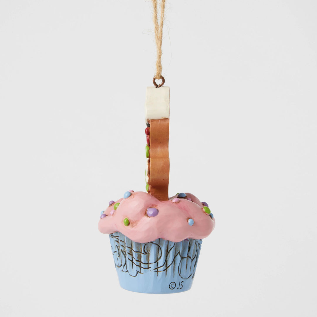 Gingerbread Cupcake Hanging Ornament - Heartwood Creek by Jim Shore