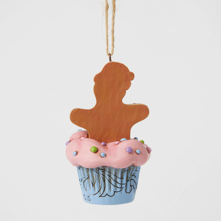 Gingerbread Cupcake Hanging Ornament - Heartwood Creek by Jim Shore