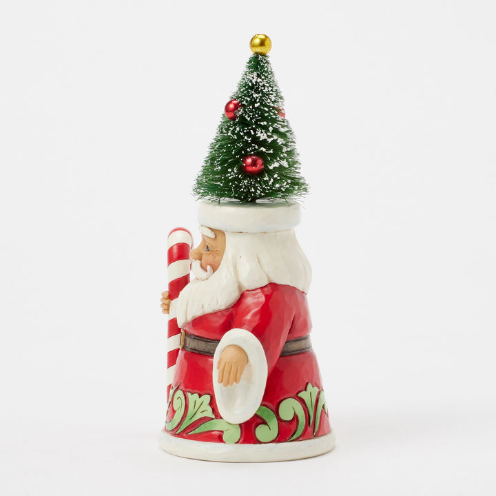 The Merry On Top (Santa with Sisal Tree Pint Figurine) - Heartwood Creek by JimShore