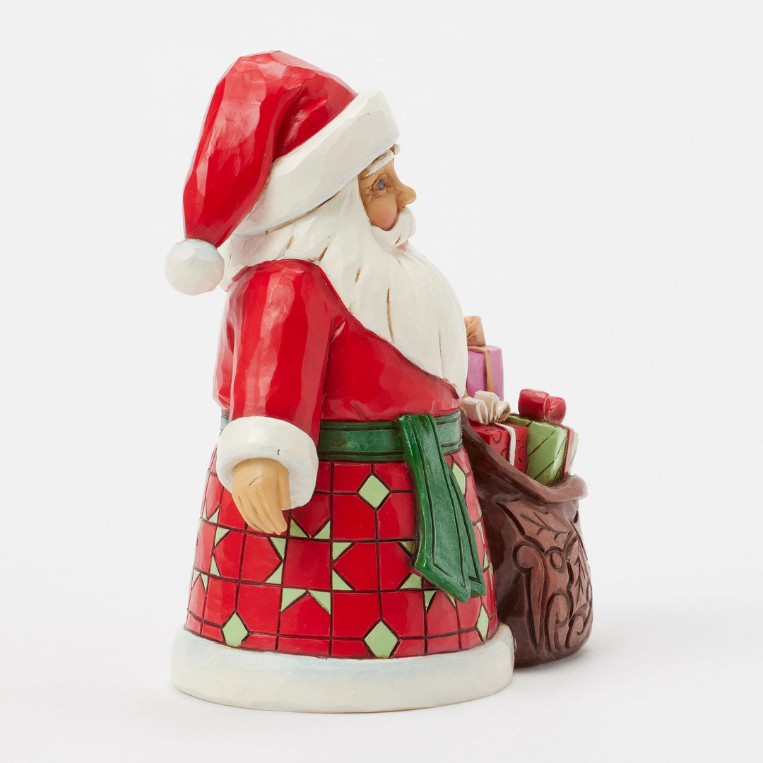 Filled with Christmas Cheer (Santa with Toy Bag Pint Figurine) - Heartwood Creekby Jim Shore